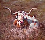 Unknown Artist bull painting